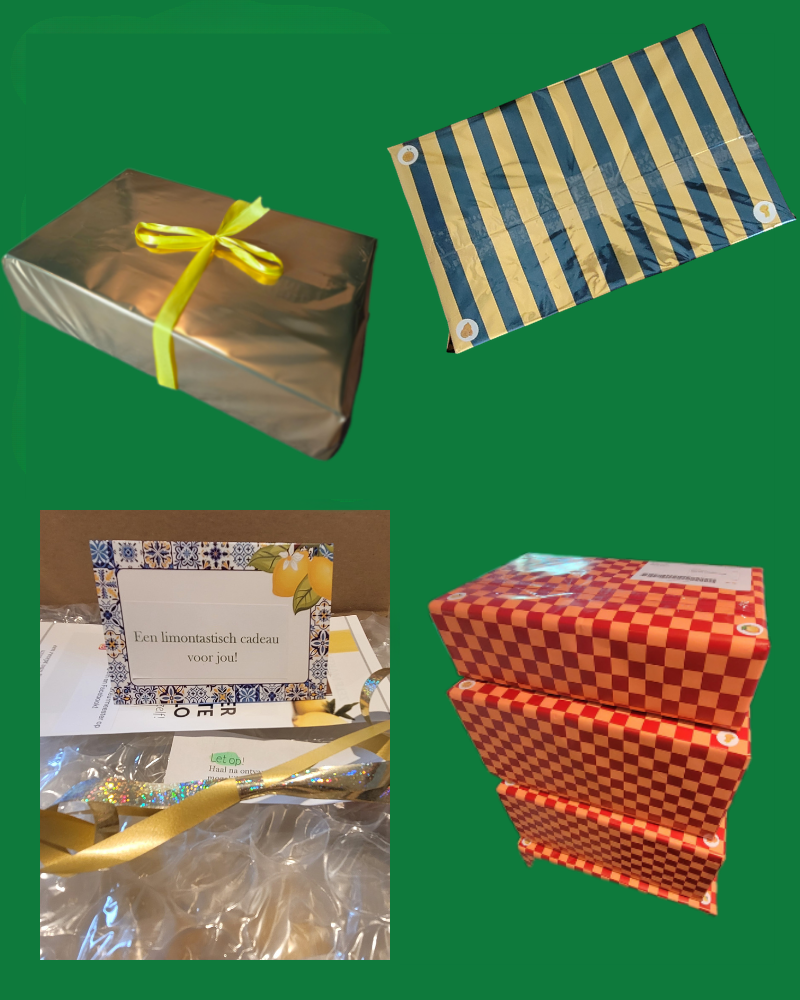 limoncello pakket in cadeaupapier