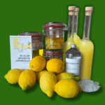 limoncello glaswerk en ingredienten