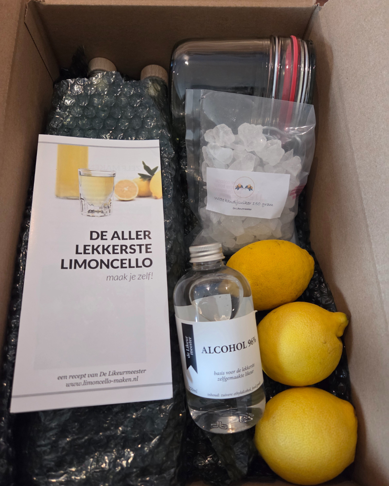 voorbeeld van limoncello basis pakket