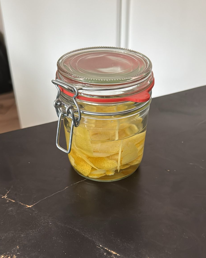 weckpot basis met citroenschillen