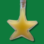 gevulde stervormige fles limoncello
